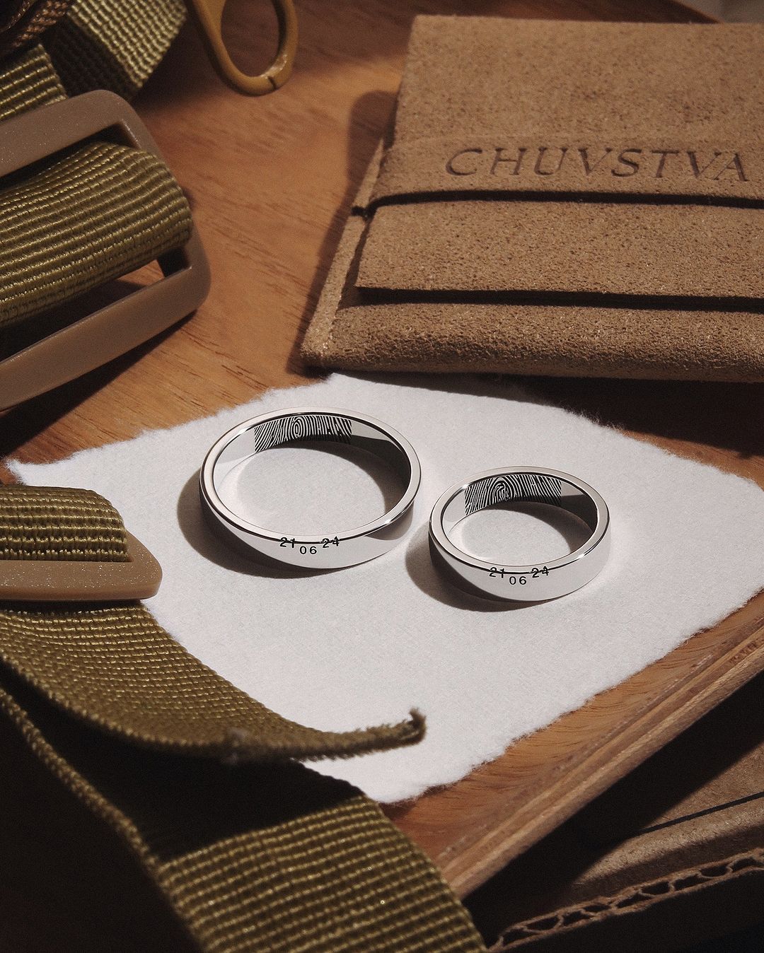Фото: Обручальное кольцо CHUVSTVA 354