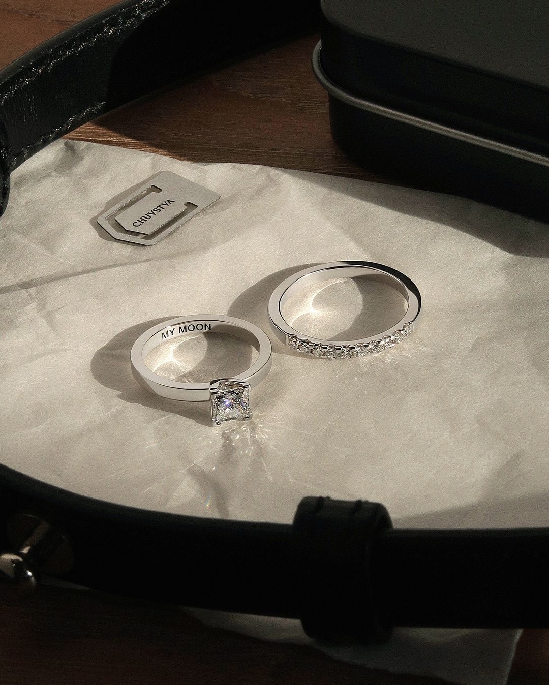 Фото: Помолвочное кольцо CHUVSTVA 3350