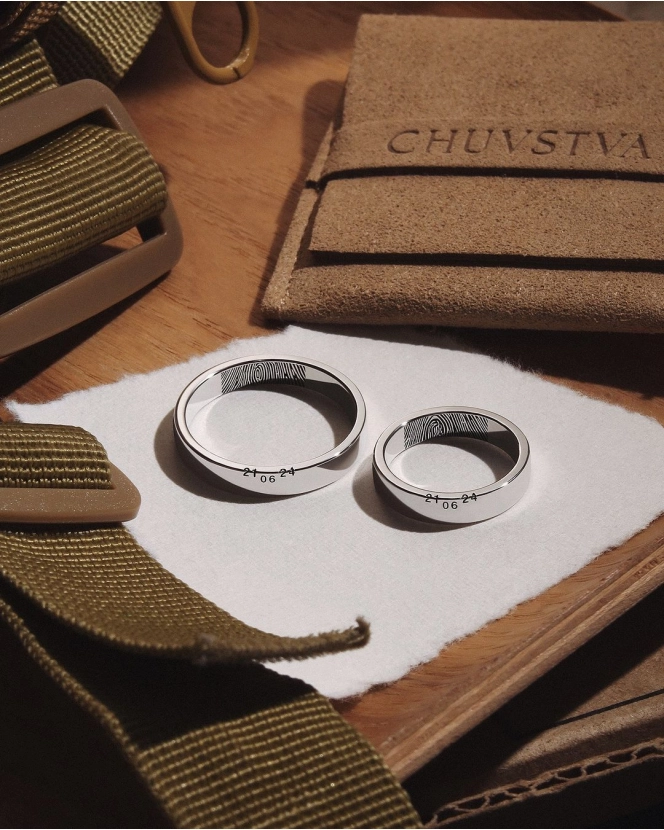 Обручальное кольцо CHUVSTVA 354