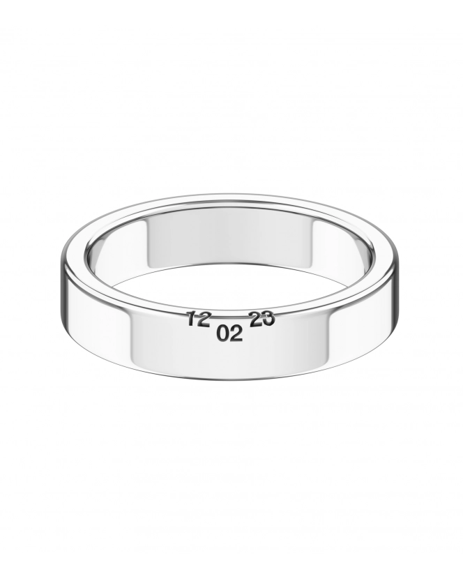 Ширина 4 мм, белое золото, содержание нанесения корректируется по запросу