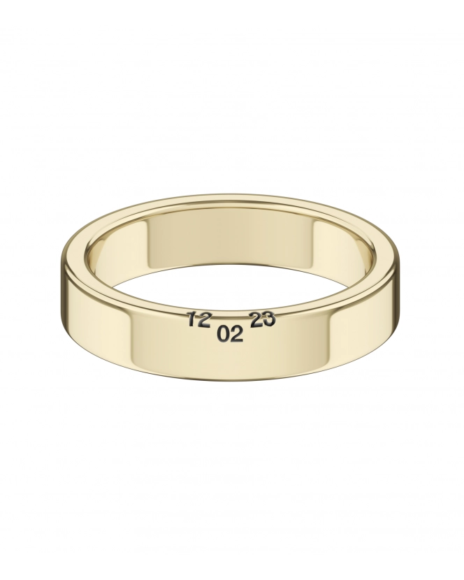 Ширина 4 мм, желтое золото, содержание нанесения корректируется по запросу