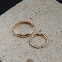 Золотые помолвочные кольца