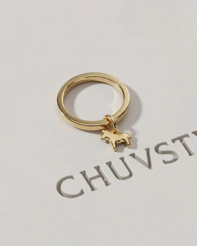 Кольцо с подвеской (NY-10)