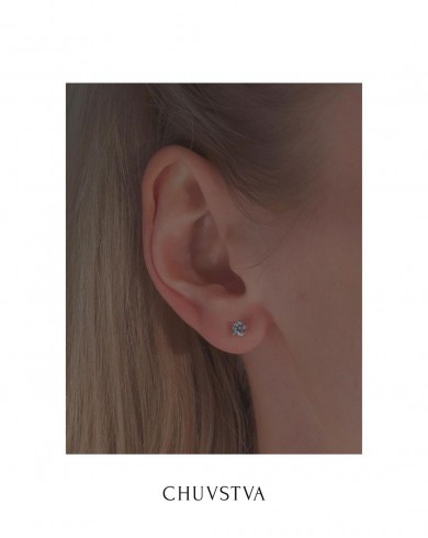 Серьги-пуссеты CHUVSTVA FY 343