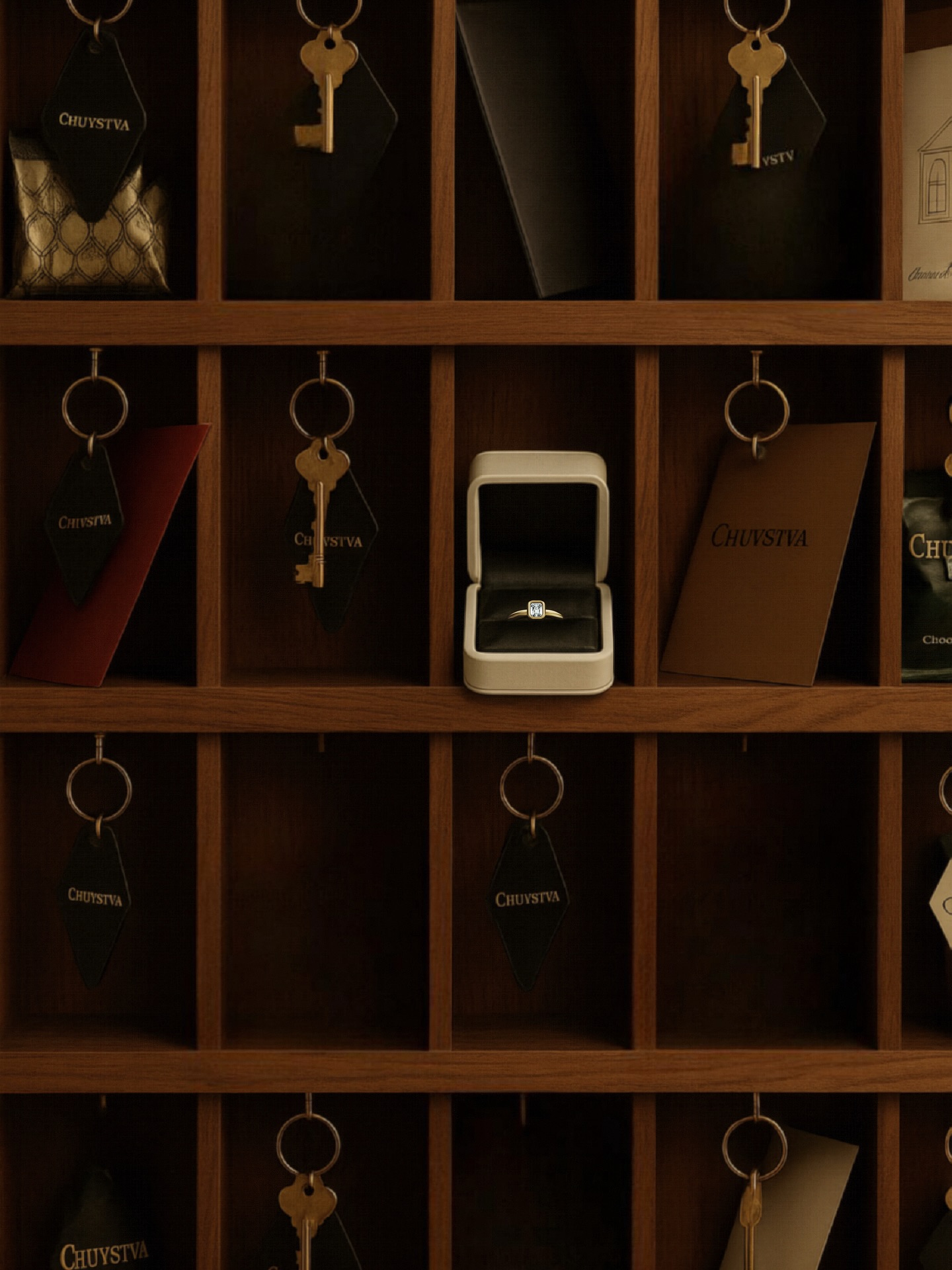 Фото: Помолвочное кольцо CHUVSTVA 3384