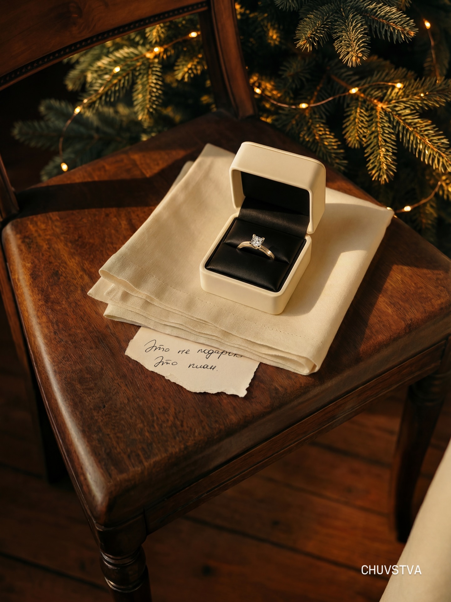 Фото: Помолвочное кольцо CHUVSTVA 3350
