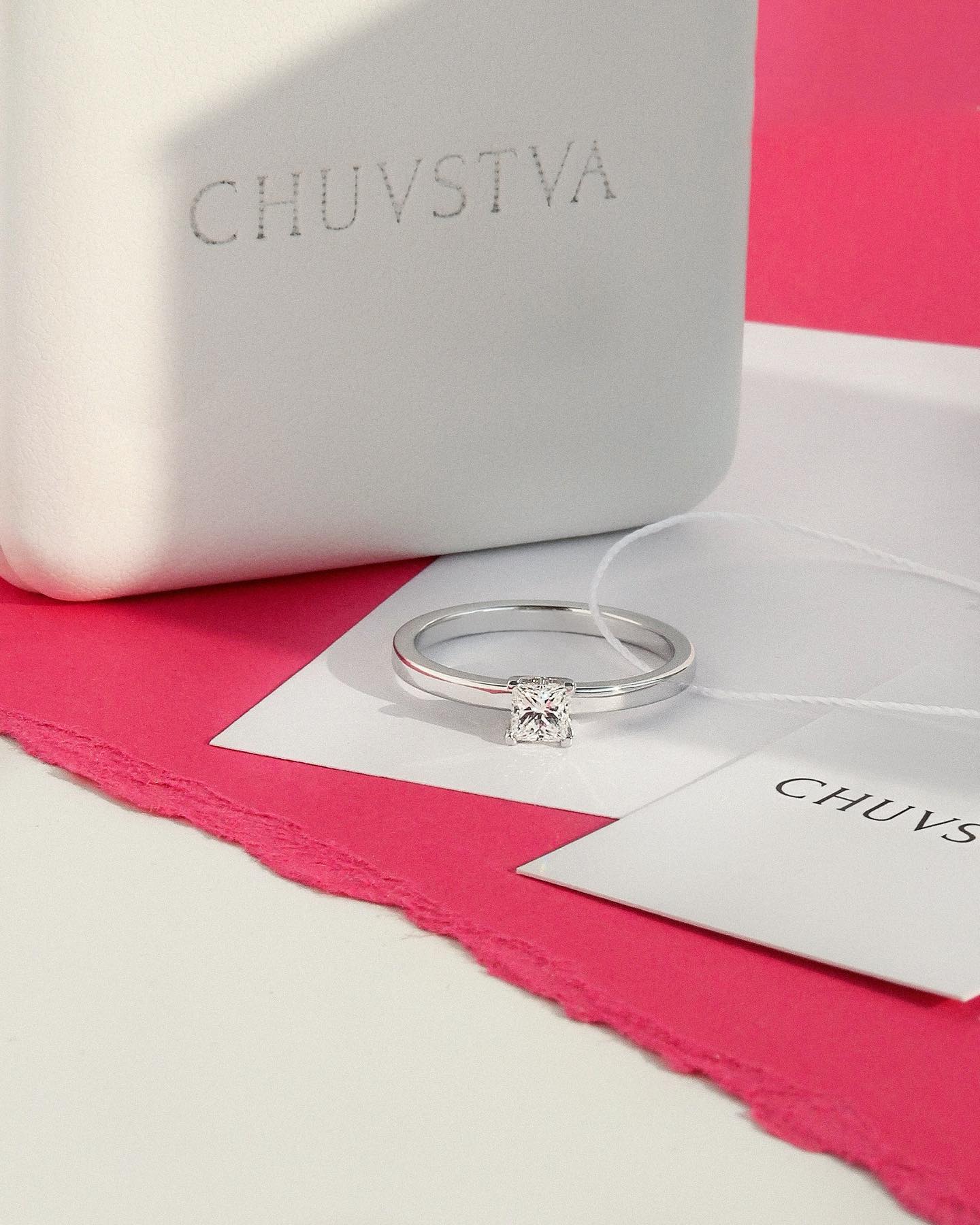 Примеры работ Помолвочное кольцо CHUVSTVA 3350