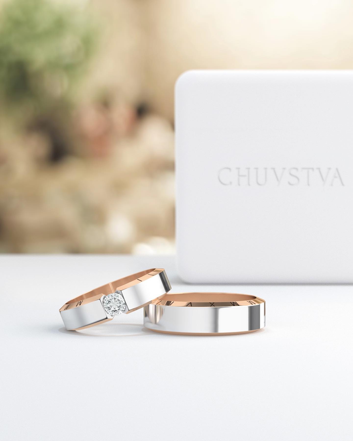 Примеры работ Обручальное кольцо CHUVSTVA 141